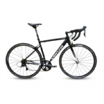 Bicicleta R28 Ruta alum. 16v Venzo Phoenix 50/S Color Negro y blanco