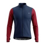 Indumentaria Pave - Campera abrigo Blend 1 bolsillo con cierre  Azul marino y bordo