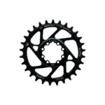 Engranaje monoplato alum. 30dts DCP T-Type p/Sram 8 Torn 3mm offset negro 10/11/12v ultraliviano