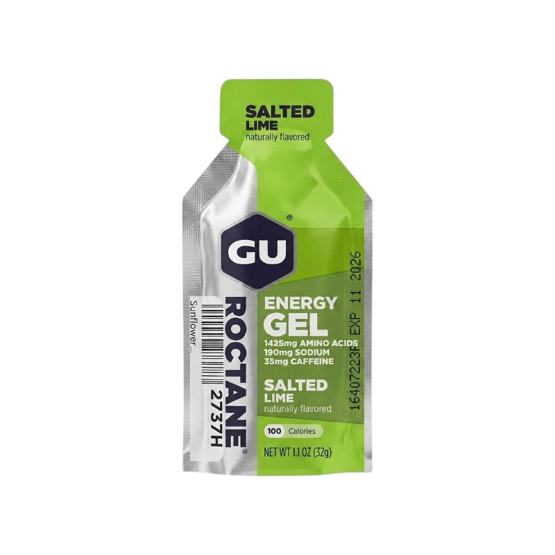 transparent (13) Suplemento deportivo - Gel GU Roctane 32g c/35mg de cafeina Salted Lime - Imagen 1