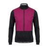 Indumentaria Pave - Campera abrigo Aeroguard con 3 bolsillos + 1 con cierre talle M Negro y malbec