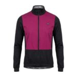 Indumentaria Pave - Campera abrigo Aeroguard con 3 bolsillos + 1 con cierre talle XS Negro y malbec