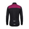 Indumentaria Pave - Campera abrigo Aeroguard con 3 bolsillos + 1 con cierre talle M Negro y malbec - Imagen 2